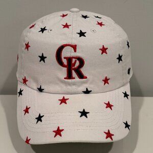 Colorado Rockies Womens ‘47 Brand Strapback Adjustable Hat Cap Stars White